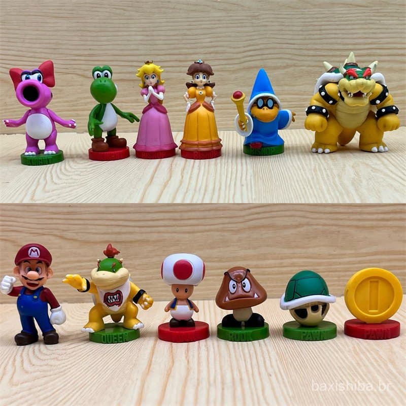 Produtos populares em grande quantidade: Jogo de tabuleiro Super Mario, peças de jogo, jogo de festa, brinquedo Little B