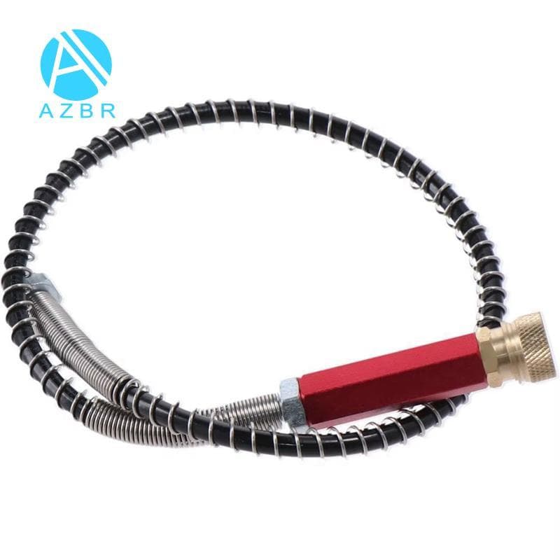 Mangueira De Inflação De Mola De Alta Pressão TPU 63mpa 50cm Com Conectores Rápidos Fêmea De 8mm-Bomba De Cobre De Aço P