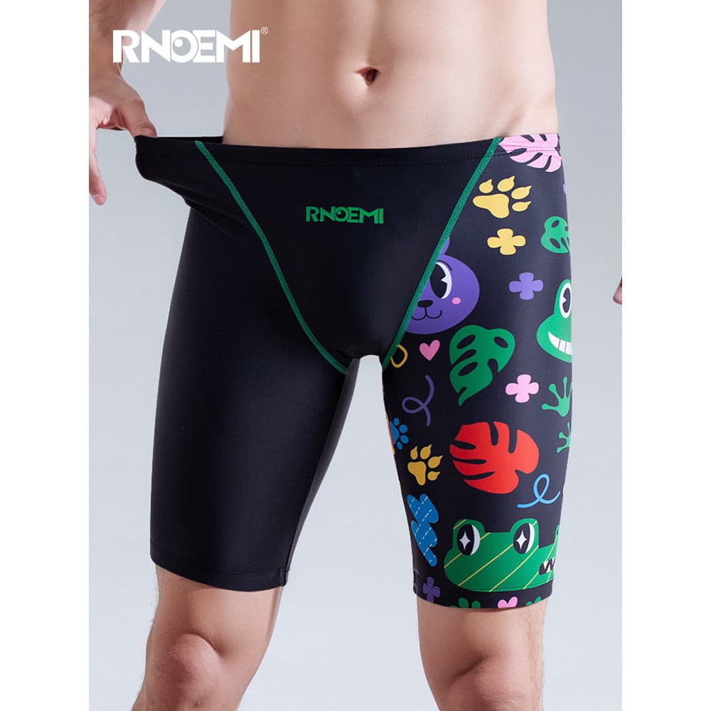 Calções de banho masculinos de cinco pontos calções de banho Anti-constrangimento Shorts de praia de secagem rápida