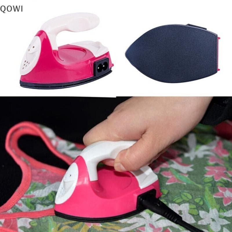 qo Mini Ferro Elétrico Portátil Viagem Artesanato Roupas Suprimentos De Costura DIY br
