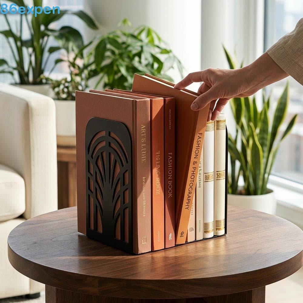 Suporte De Exibição De Livro Acrílico EXPEN1 , Rack De Armazenamento De Livros De Mesa Decorativo Durável , Resistente