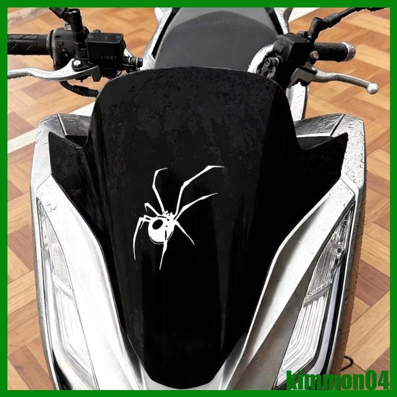 kim Par Adesivos Aranhas Vidro Para Carro, Capacete Carenagem E Painéis Suaves, Destaque Escu