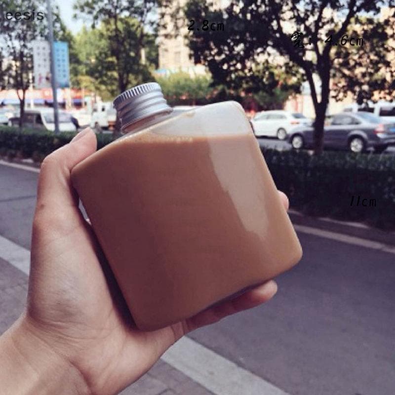 Garrafas Plásticas eesis 350ml Para Recipientes De Armazenamento De Bebidas De Água Potável Garrafa Plástica Com Tampas