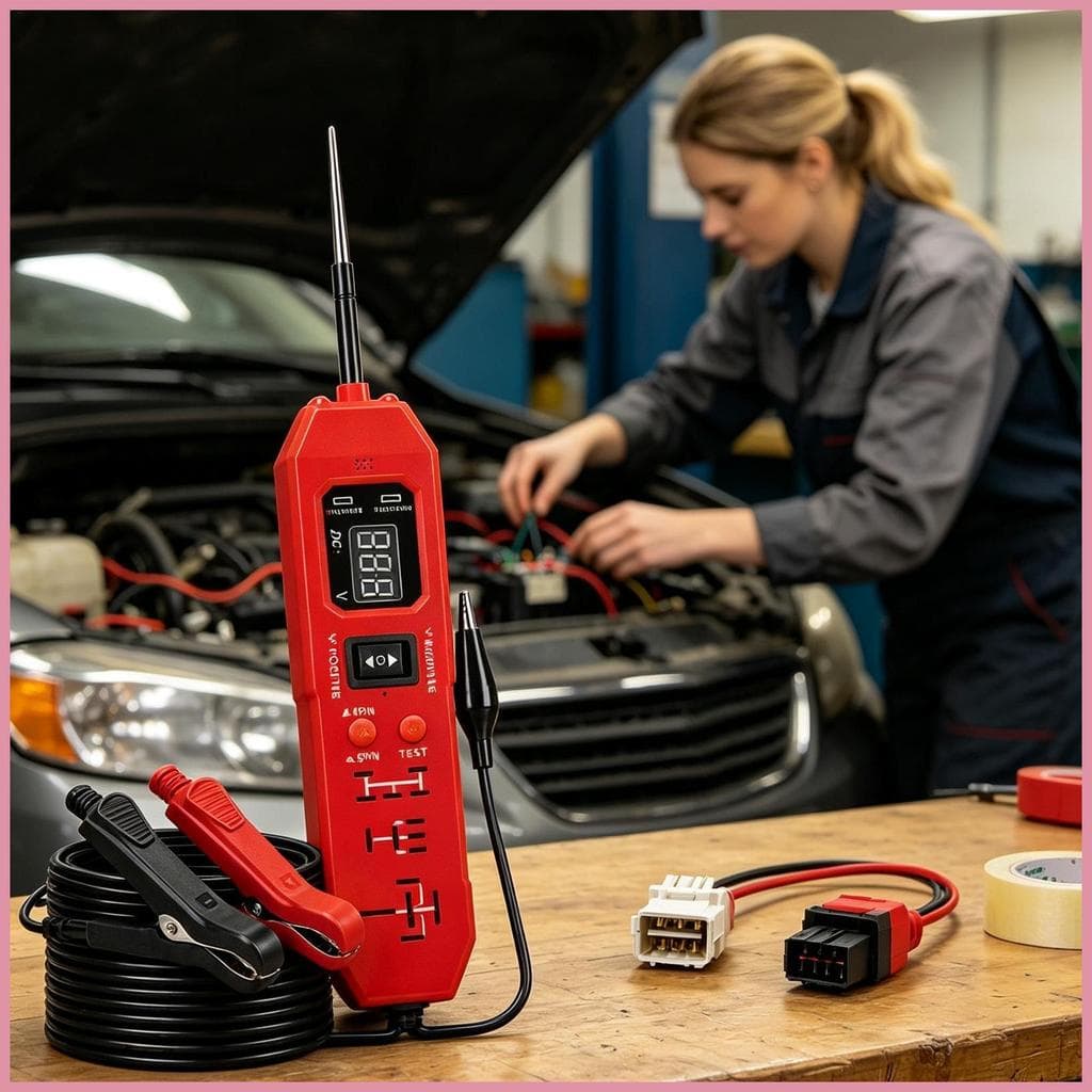 Testador De Relé De Carro 12V 24V , Equipamento De Diagnóstico Preciso , Circuito , Ferramenta Automotiva Para Técnicos