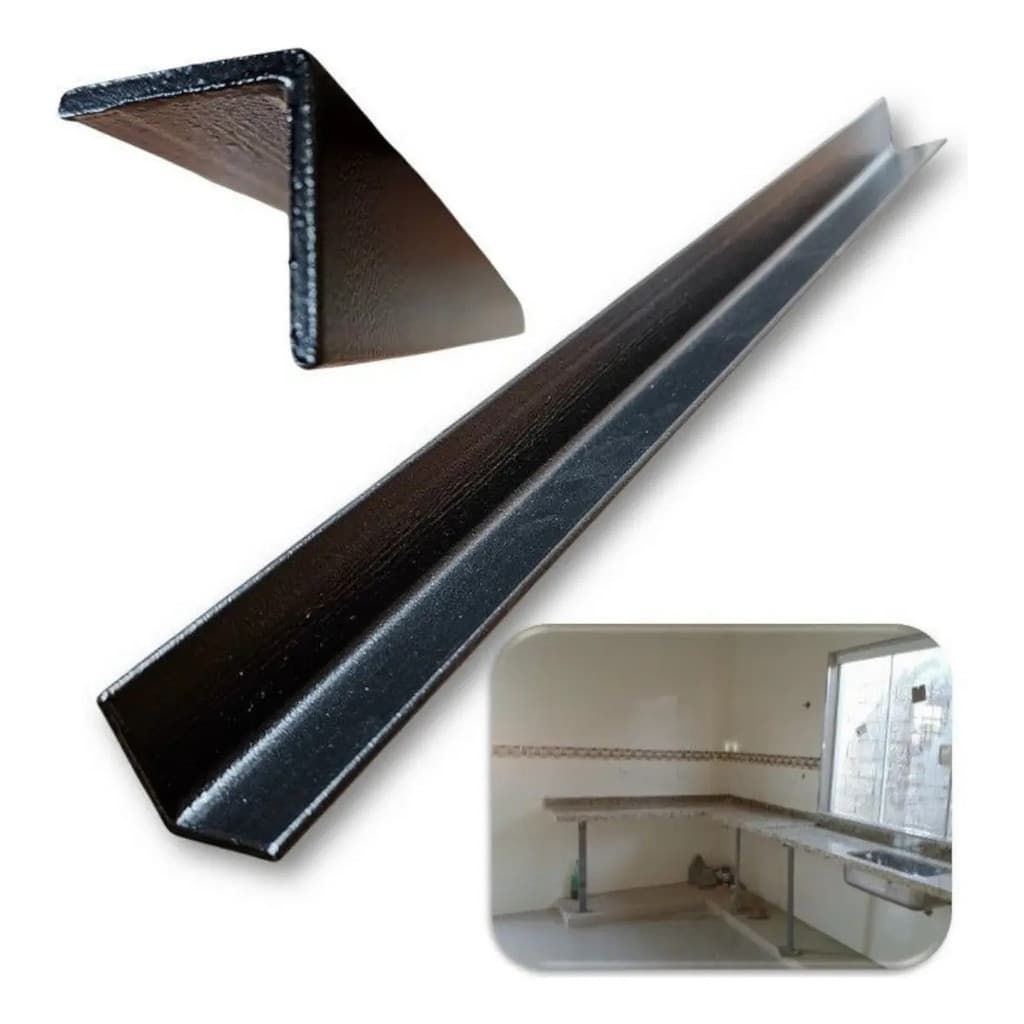 Grapa de Chumbar Pia Bancada Mármore Cantoneira 40cm 50cm 60cm 70cm
