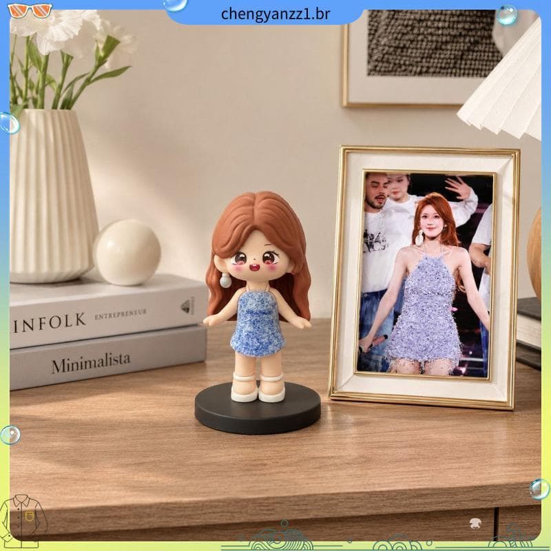 Genuíno Zhao Lusi Q versão feita à mão estrela boneca bonito pequenos ornamentos presentes de aniversário meninas namora