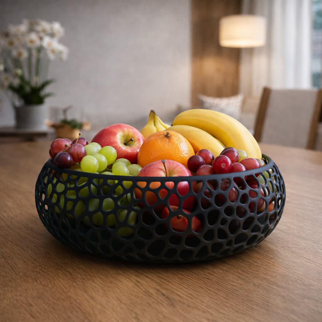 Fruteira Cesto Decorativo | Porta Frutas Bombons Balas | Mesa de Jantar porta Chocolates ovo de pascoa cozinha formas