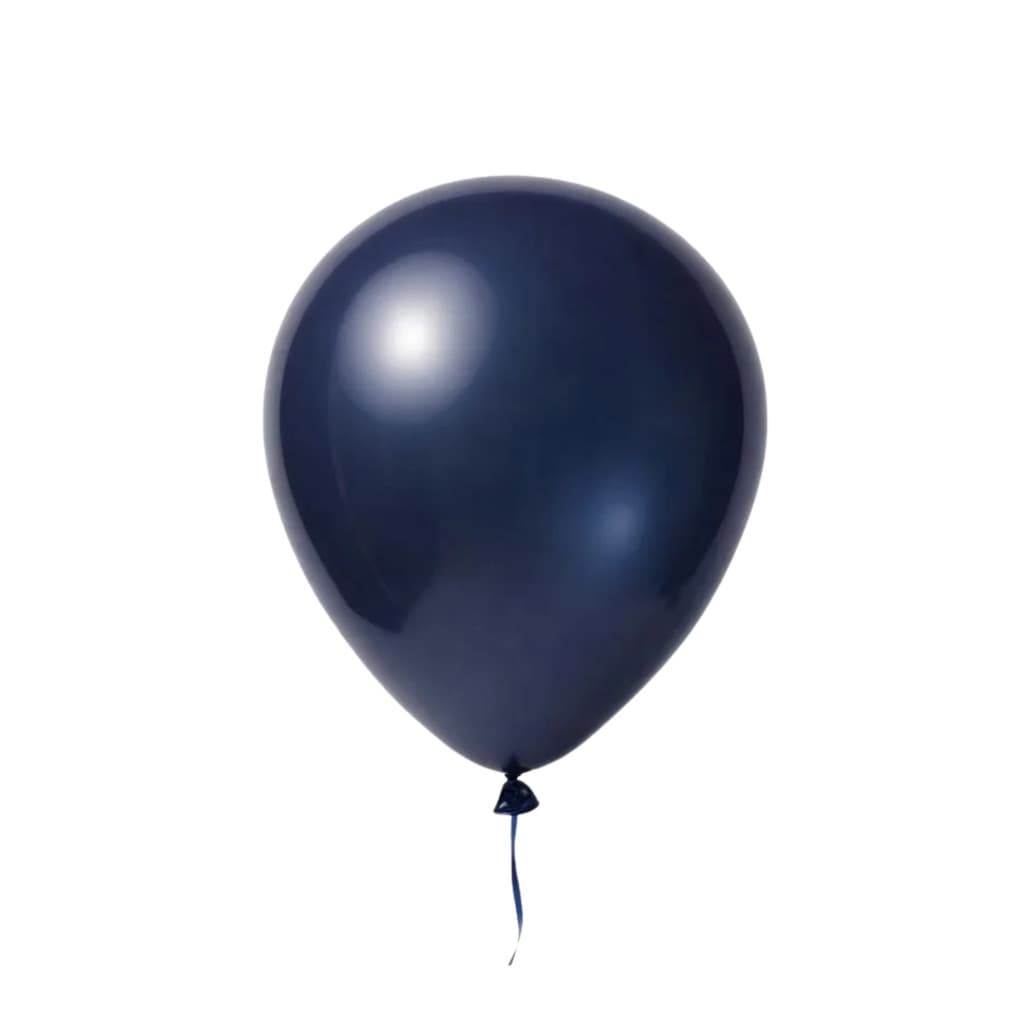 Balão Bexiga Festa Liso 5 Polegadas 50un Festball Azul Cobaldo Cristal