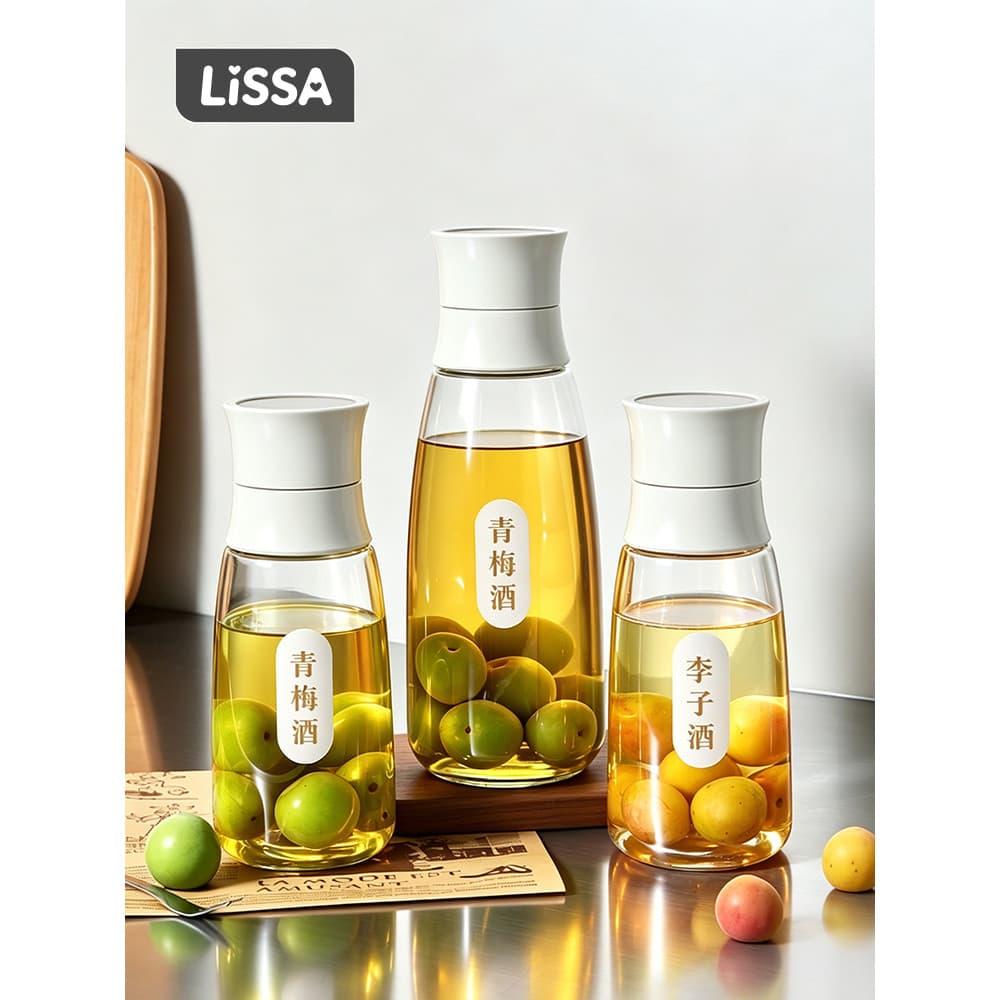 LISSA vinho embebido dedicado Sub-engarrafamento de qualidade alimentar selado pode embeber garrafa de vinho garrafa vaz
