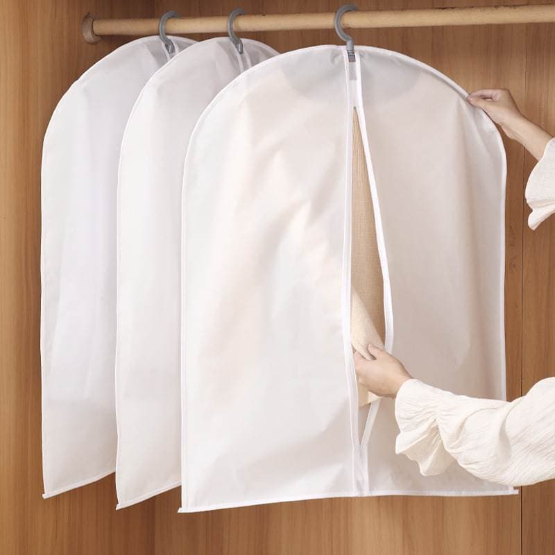 Roupas anti-poeira capa transparente engrossado lavável anti-poeira saco PEVA casa anti-poeira capa casaco terno pendura