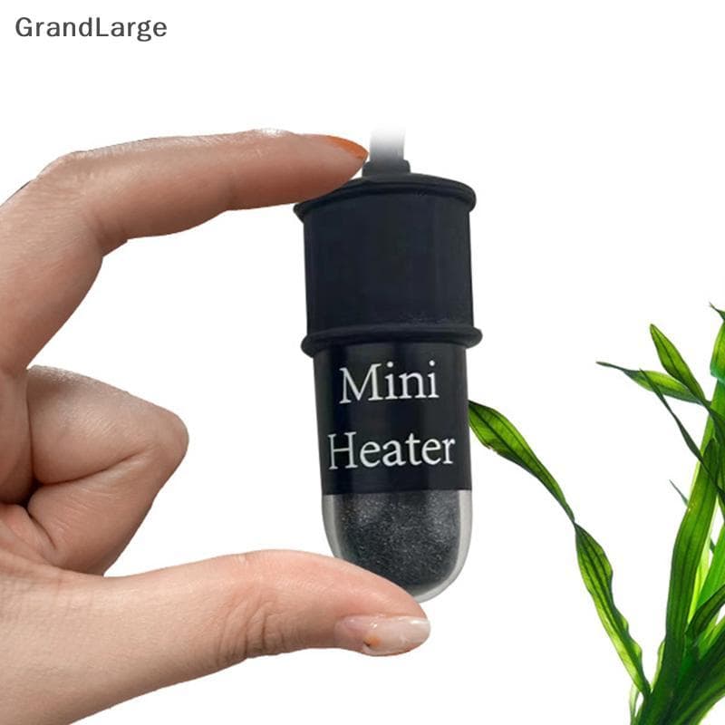 [GrandLarge] Mini Haste De Aquecimento Para Aquário , Aquecedor Submersível Com Termostato 18-34 ° C Temperatura Ajustáv