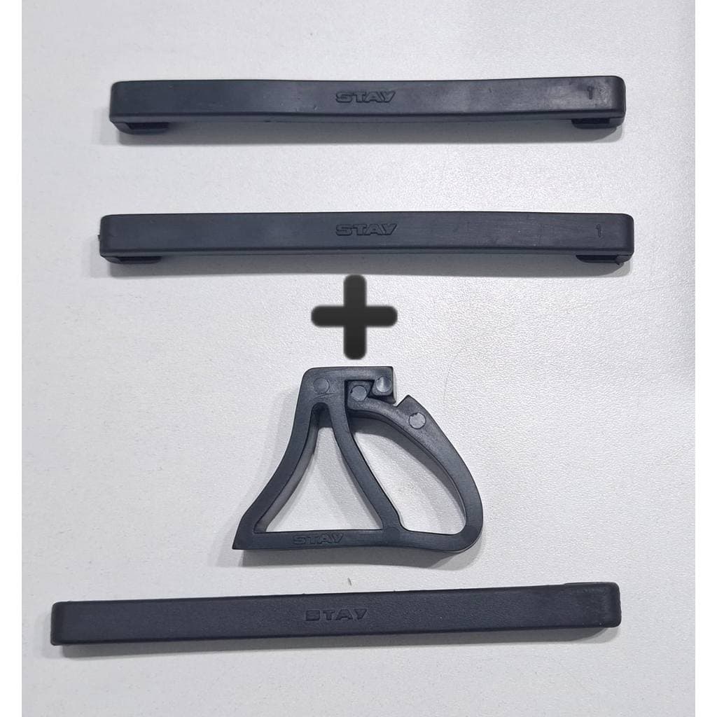 Kit Clip Passa Fio Borracha Stay Modelo Torre com Organizador
