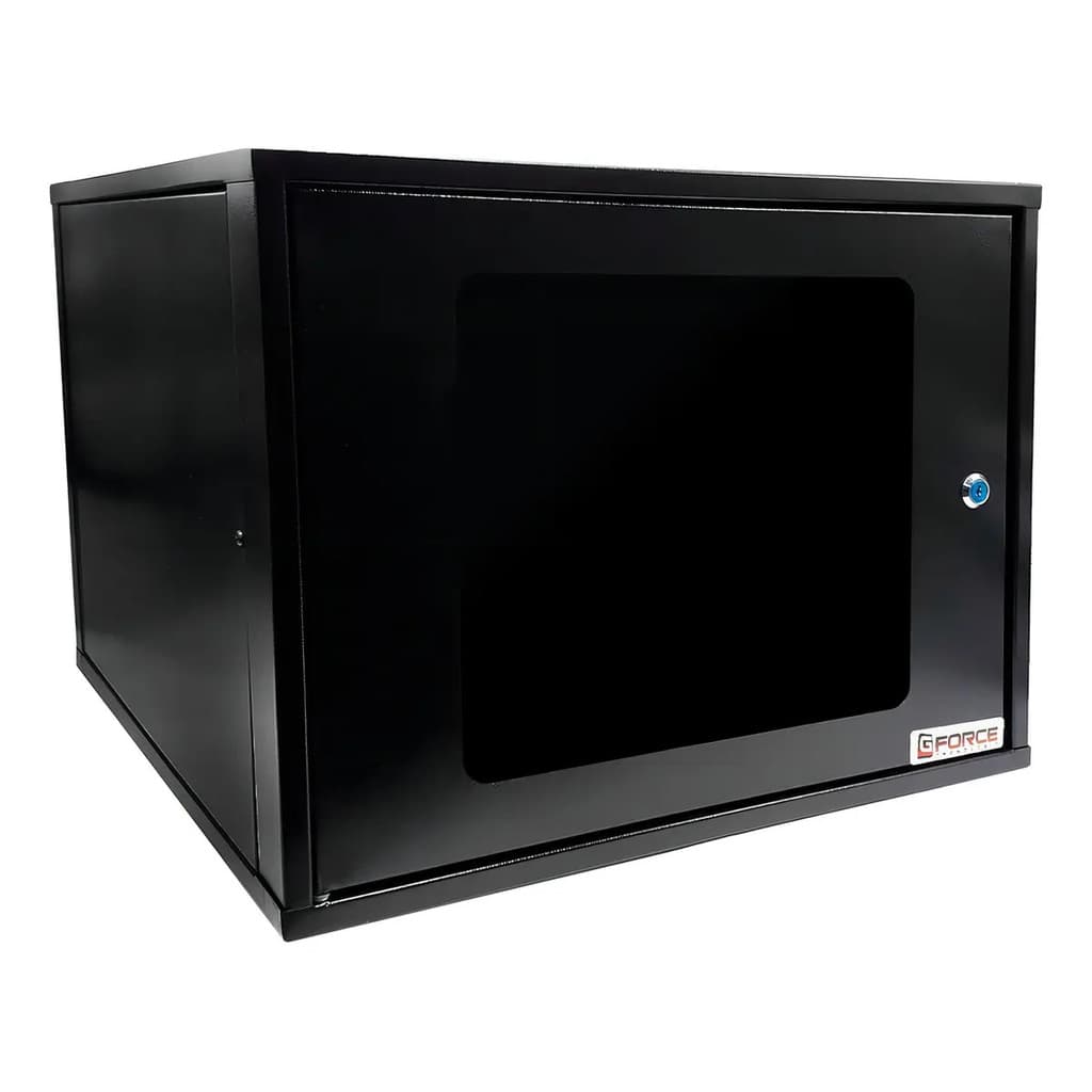 Mini Rack Parede 19 Gforce, 8u X 570mm, Visor Acrílico