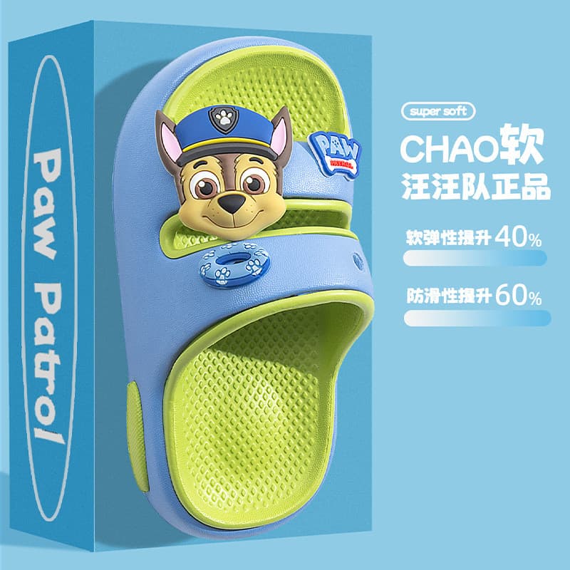 Chinelos infantis Paw Patrol 2026, sandálias para meninos e meninas, chinelos antiderrapantes para meninos, sandálias pa