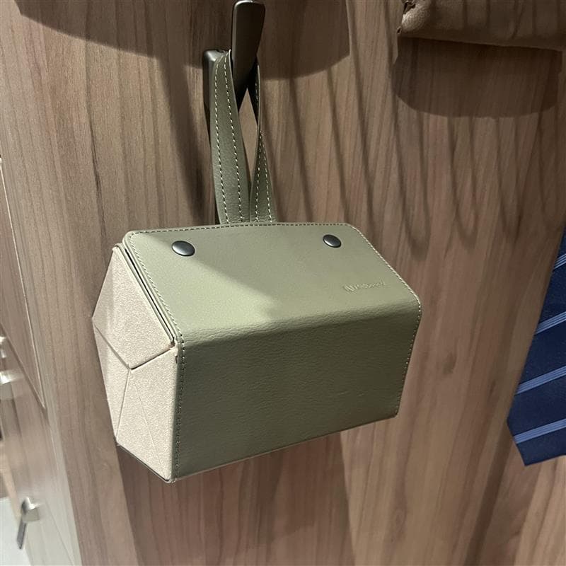 Estilo japonês Anti-poeira multifuncional portátil dobrável couro Multi-grade caixa de armazenamento de óculos de sol pe