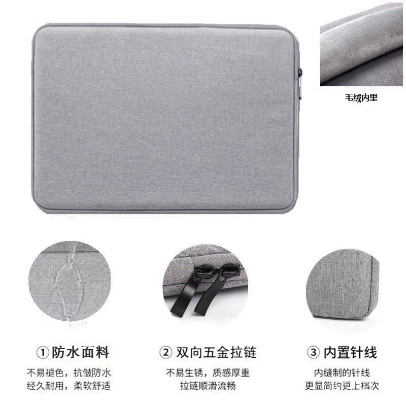 Capa protetora de tecido Oxford com forro de lã para Macbook Air de 13 polegadas e laptop de 15 polegadas UEBE