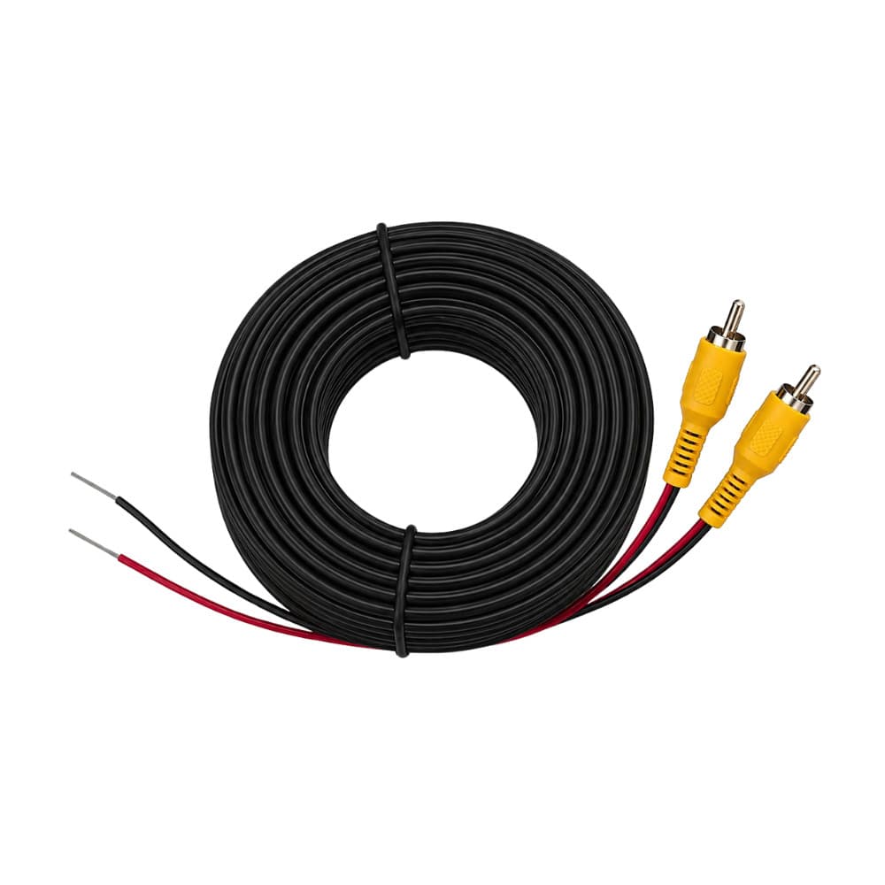 Cabo 1x1 Rca Nwt Cbrc0058 20m Com Fio De 20cm Para Câmera De Ré [F133]