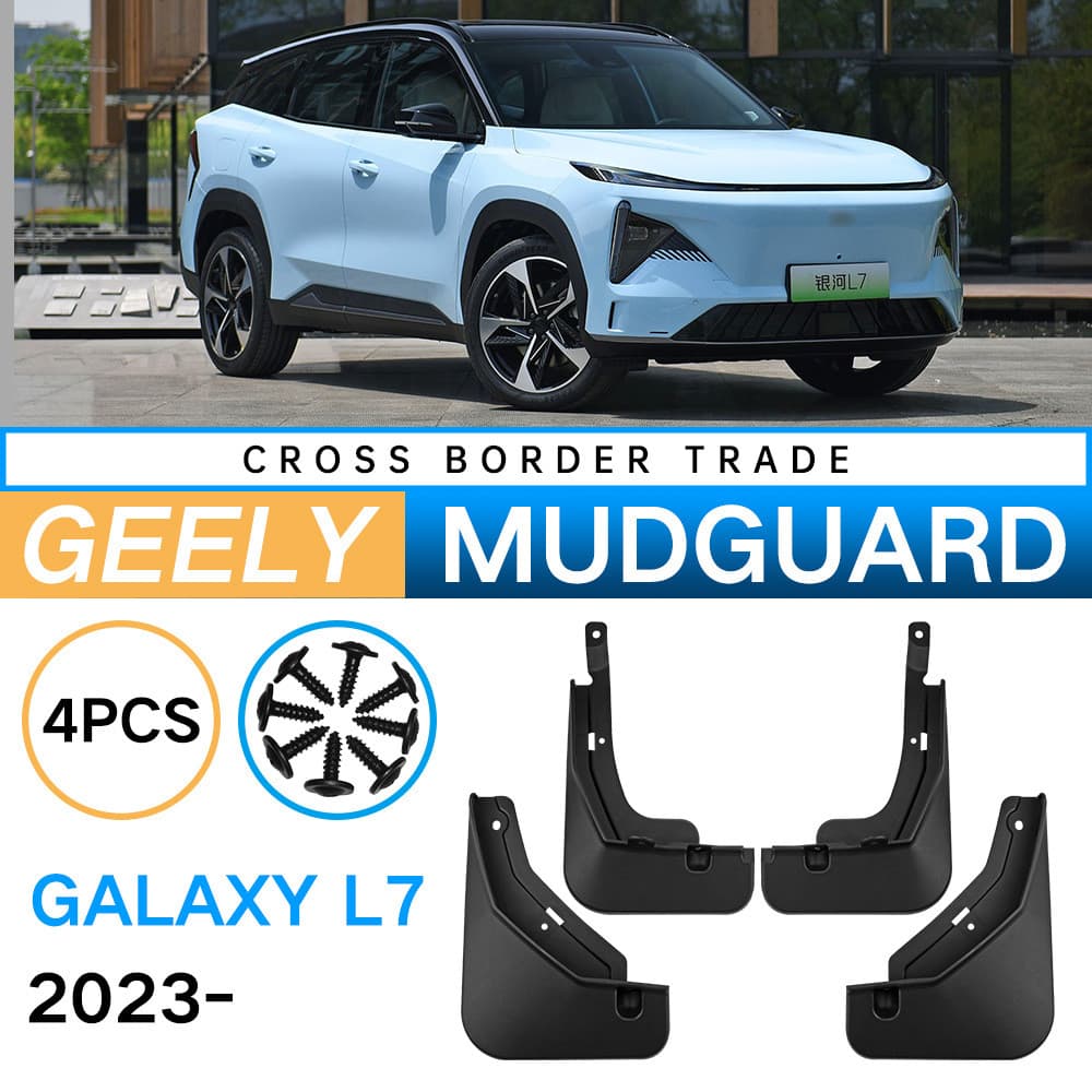 Fender Retalhos De Lama De Borracha Macia Para Geely Galaxy L7 2023 2024 , Protetores Contra Respingos De Pára-Choque De