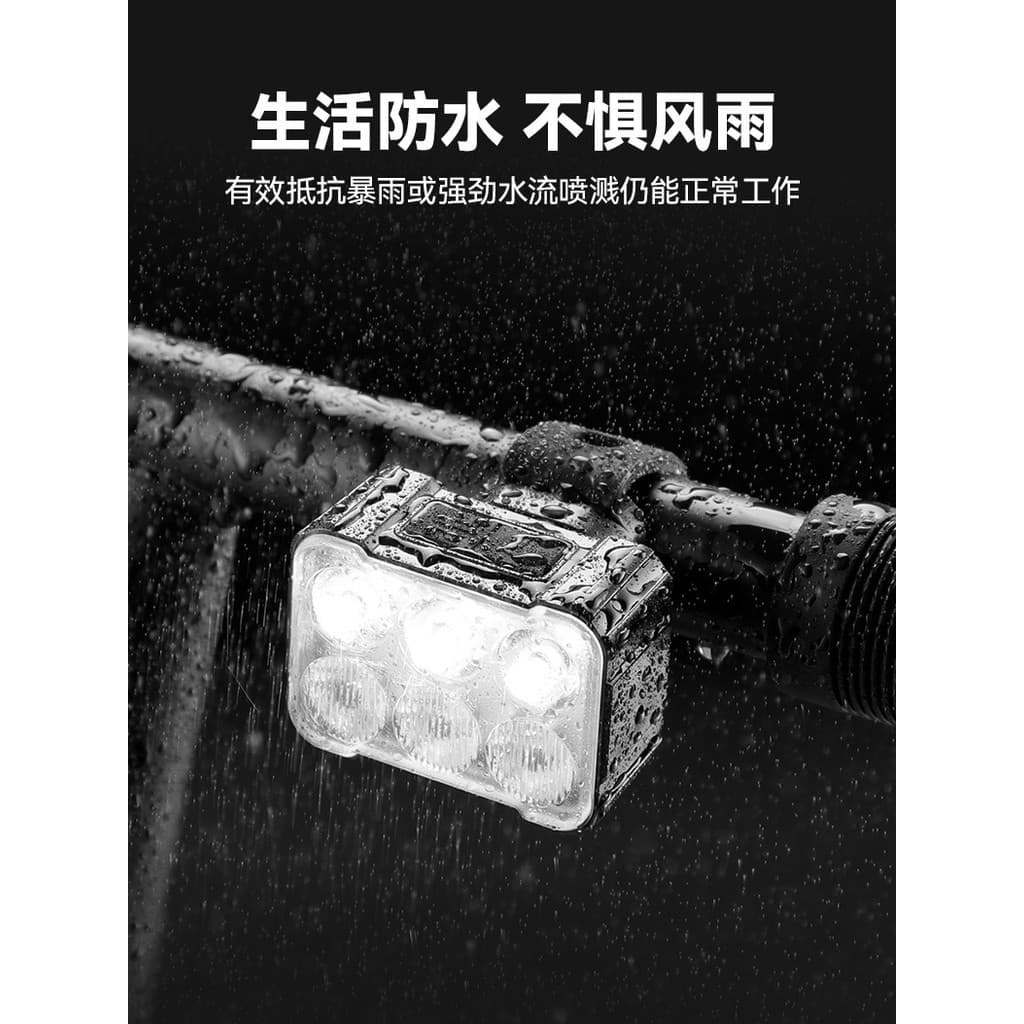 LED luz da bicicleta farol equipamento de ciclismo destaque carregamento USB Mountain Bike noite ciclismo aviso seguranç