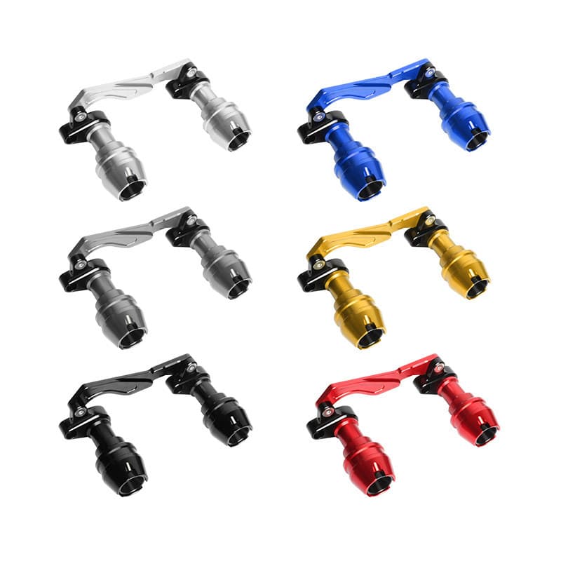 Adequado para Yamaha XMAX300 400 250 125 roda traseira resistente a choques tubo de escape modificado choque de bola @-