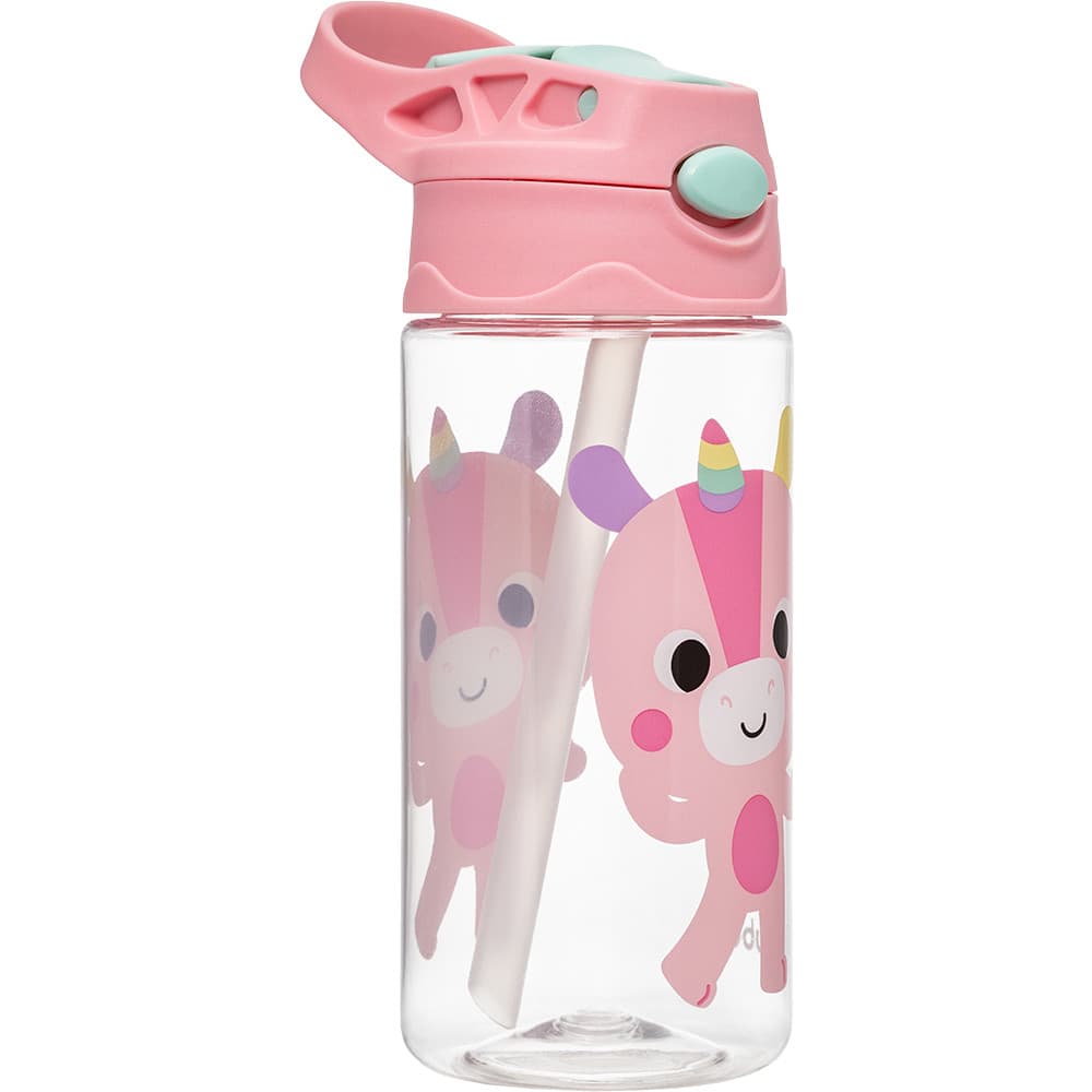 Garrafinha Tritan Zoo Unicórnio - Buba - Rosa