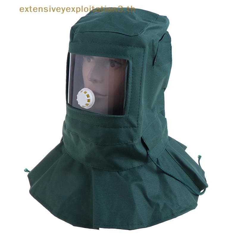 Home EE Thien Capacete De Areia De Segurança Aérea Máscara Protetora De Capuz Segura