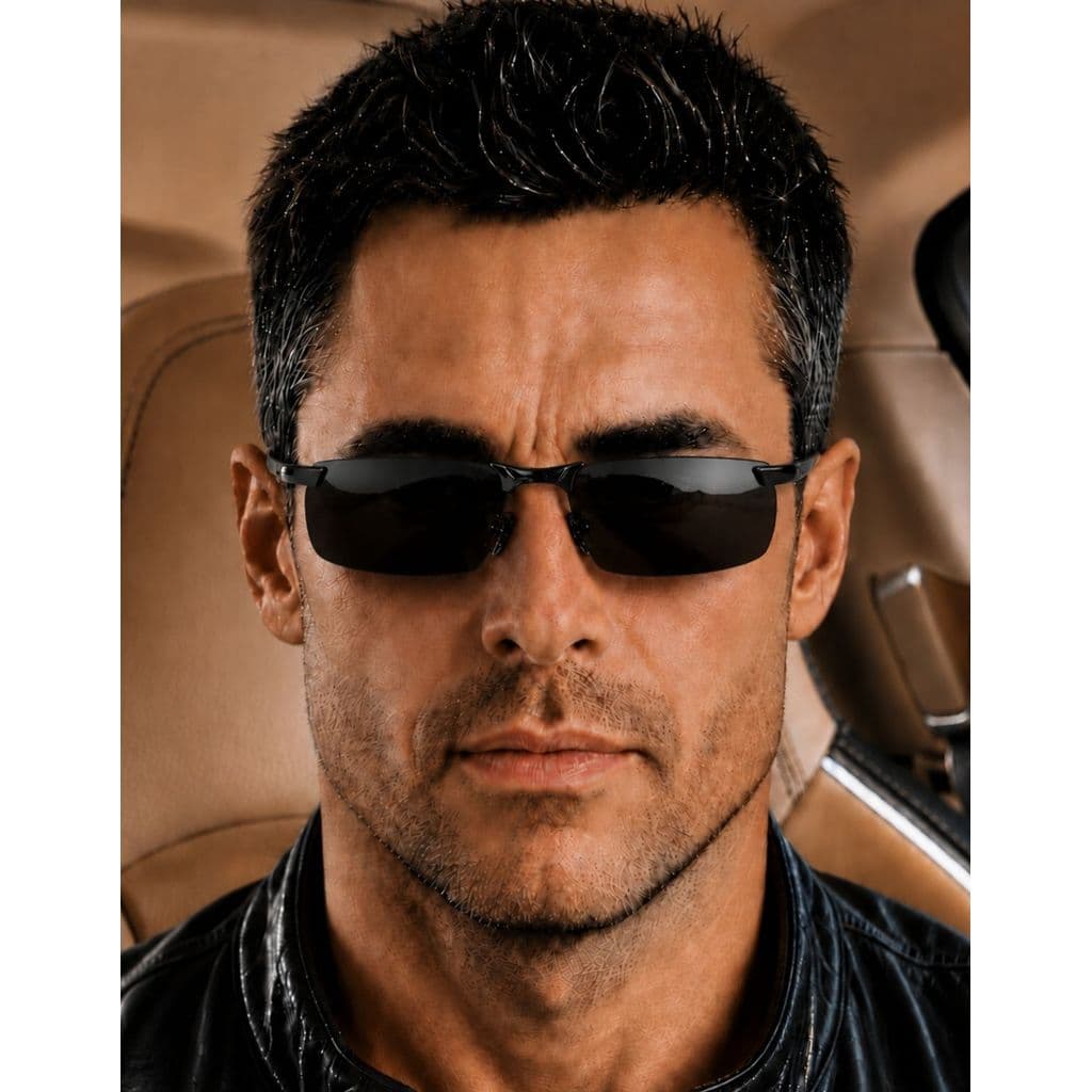 Óculos De Sol Masculino Polarizado Clássico Esportivo Viajar