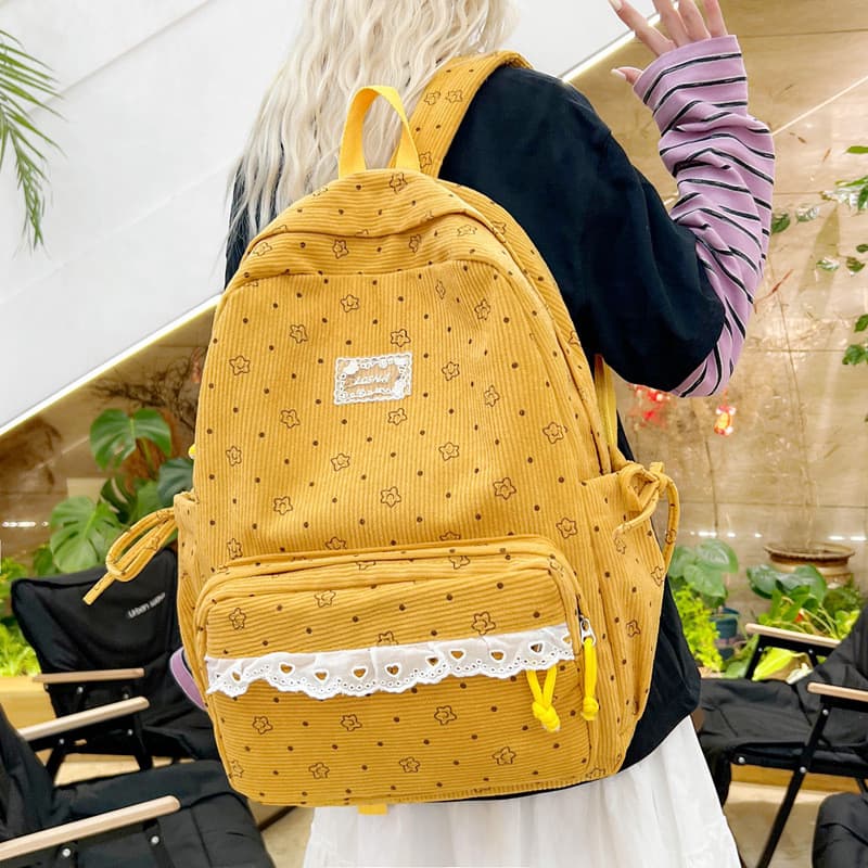 Veludo bonito menina coração mochila estilo coreano ins fresco júnior estudante do ensino médio mochila feminina leve