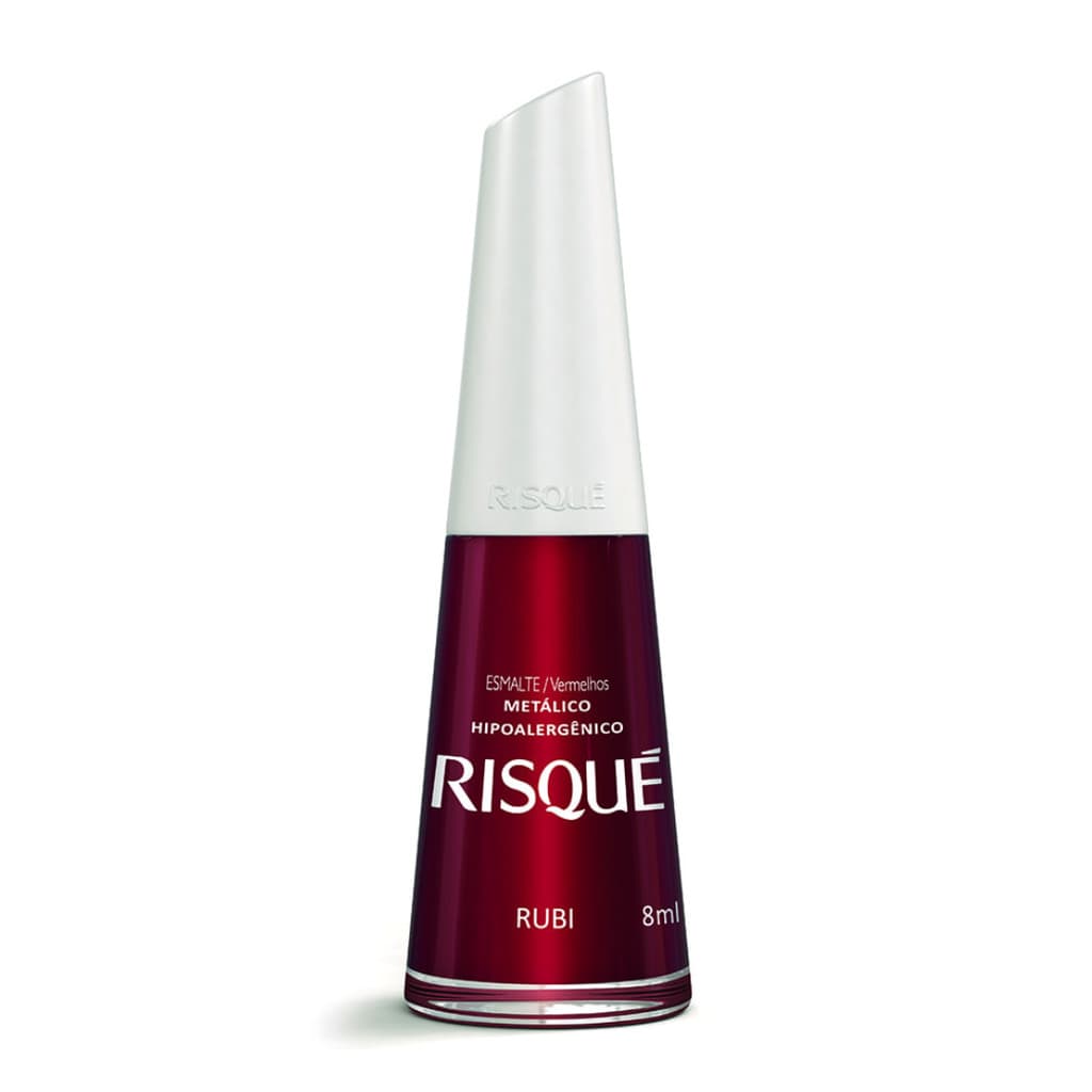 Esmalte Risque 8ml Rubi Metalico Cremoso