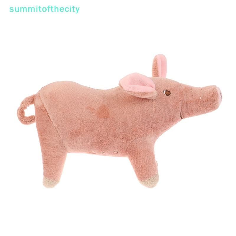 Newsandrain 25/35cm Porco Brinquedo De Pelúcia Simulado Macio Boneca Sofá Travesseiro Piggy Animal Almofada Presente De