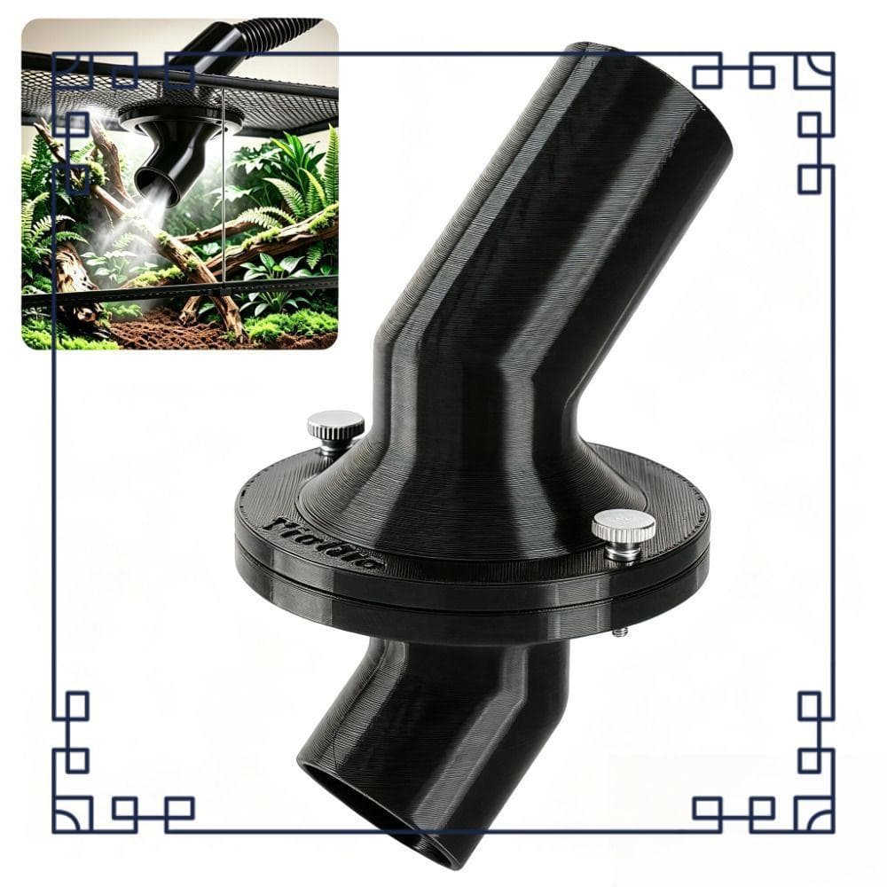 Adaptador De Mangueira Do Pulverizador , Ajustável Sem Perfuração Nebulizador Réptil Versátil Universal Da Malha Fogger