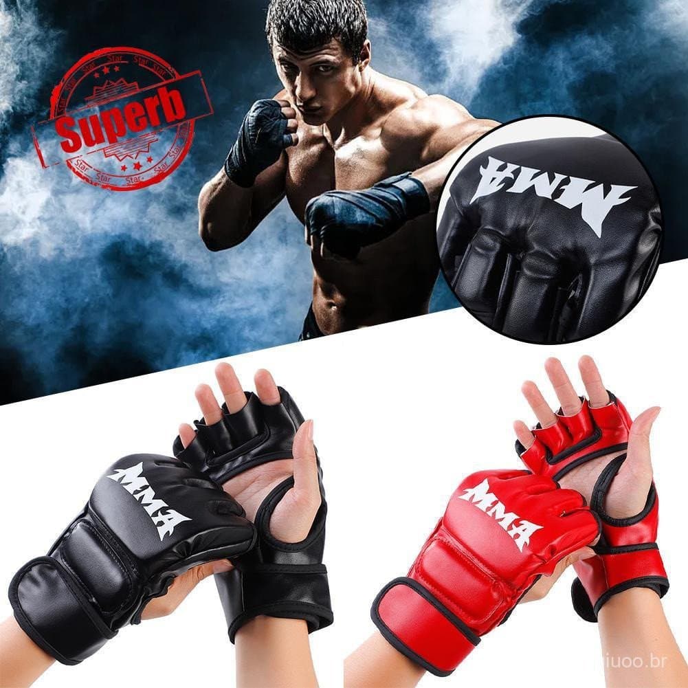 Treinamento de luvas de boxe Sanda Muay Thai A2W8 XVGW FTDJ