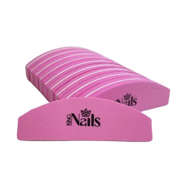 Mini Lixa Buffer Polidora Rosa - King Nails