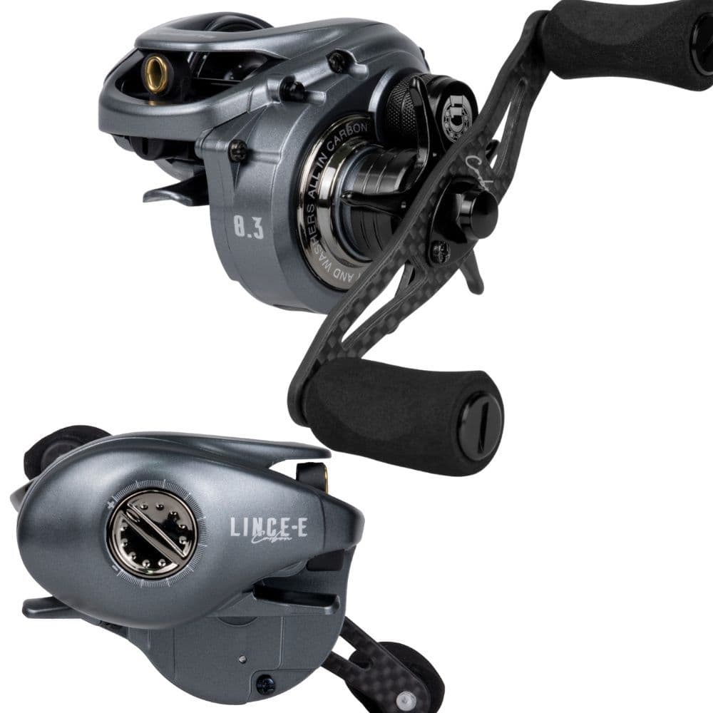 Carretilha Lince Carbon Drag 7kg Rec: 8:3.1 Super leve