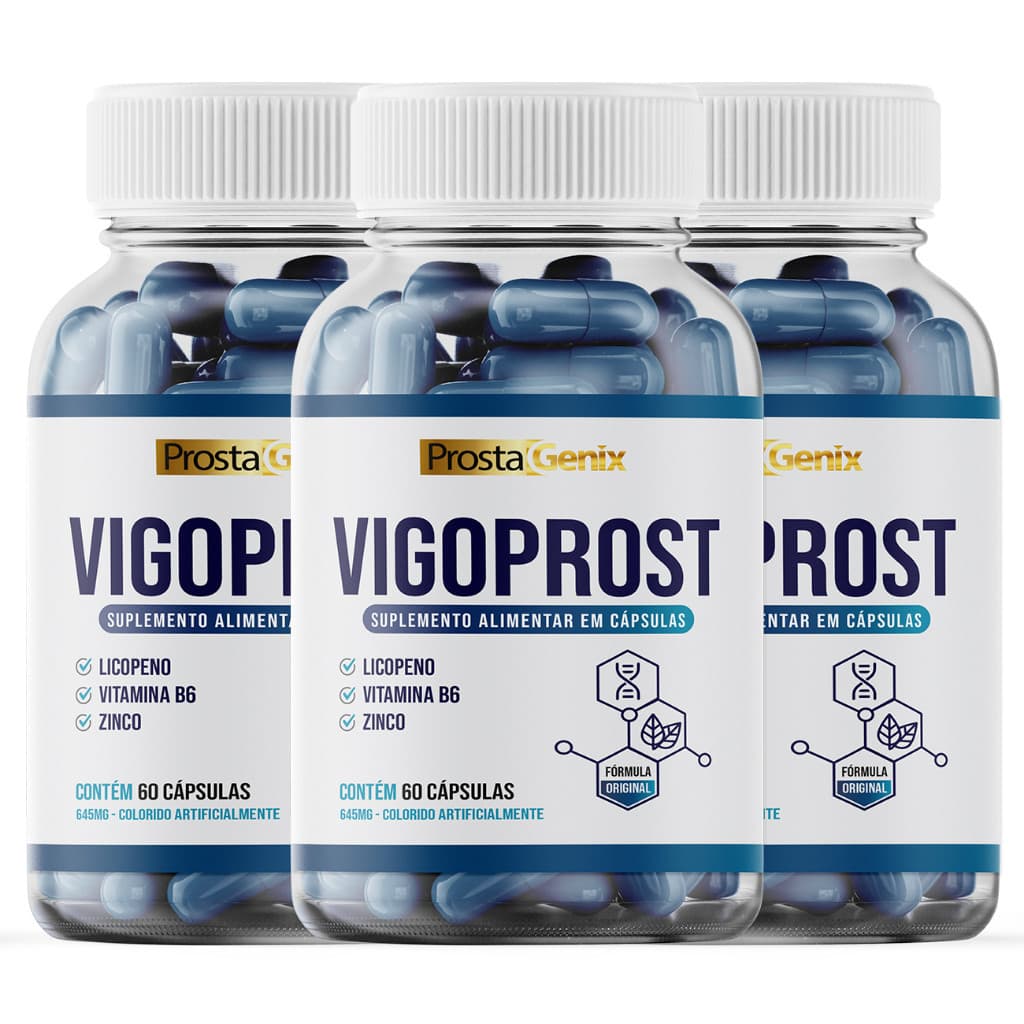 3 Vigoprost Premium 60 capsulas | Original do anúncio ENVIO IMEDIATO