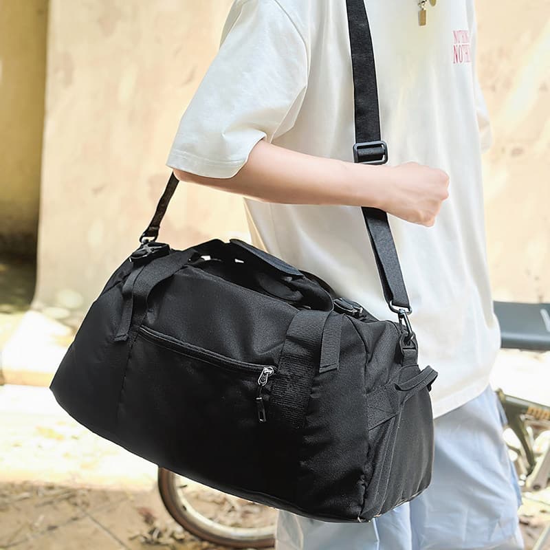 Bolsa de viagem unissex de grande capacidade, bolsa esportiva para academia, leve, multifuncional, curta distância, viag