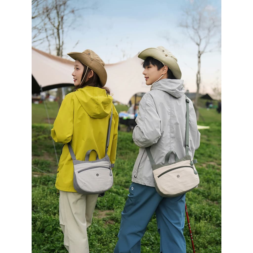 Bolsa de ombro para viagem, masculina e feminina, leve, à prova d'água, tecido de poliéster de Nylon, grande capacidade,