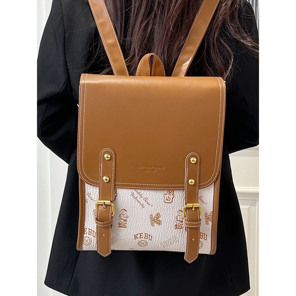 Mochila feminina moda estudante universitário estilo Preppy mochila 2026 novo estilo feminino Casual grande capacidade m