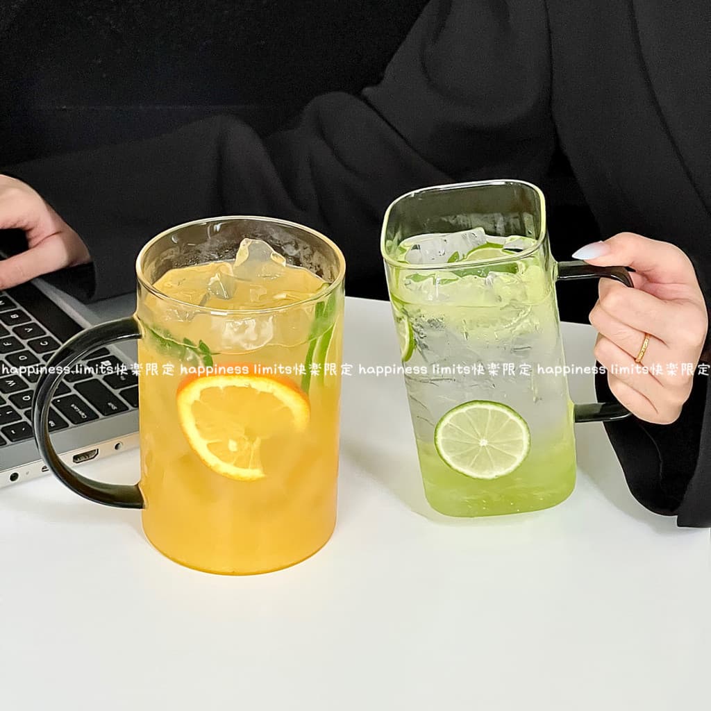 Copo com Alça de Vidro Borossilicato 700ml | Ideal para Café, Chá e Suco | Resistente a Calor e Frio