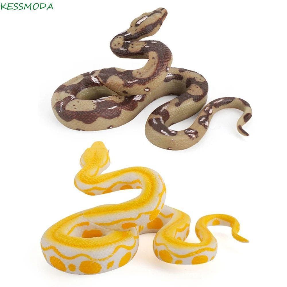 Kessemoda Cobra Brinquedo Coleção Brincadeira Realista Animais Modelos Tamanho Grande Python Figura De Ação