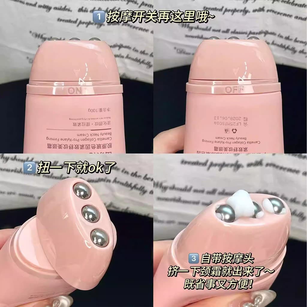 Camélia peptídeo pescoço creme pescoço rugas creme remover pescoço rugas elevador endurecimento hidratante Fade pescoço