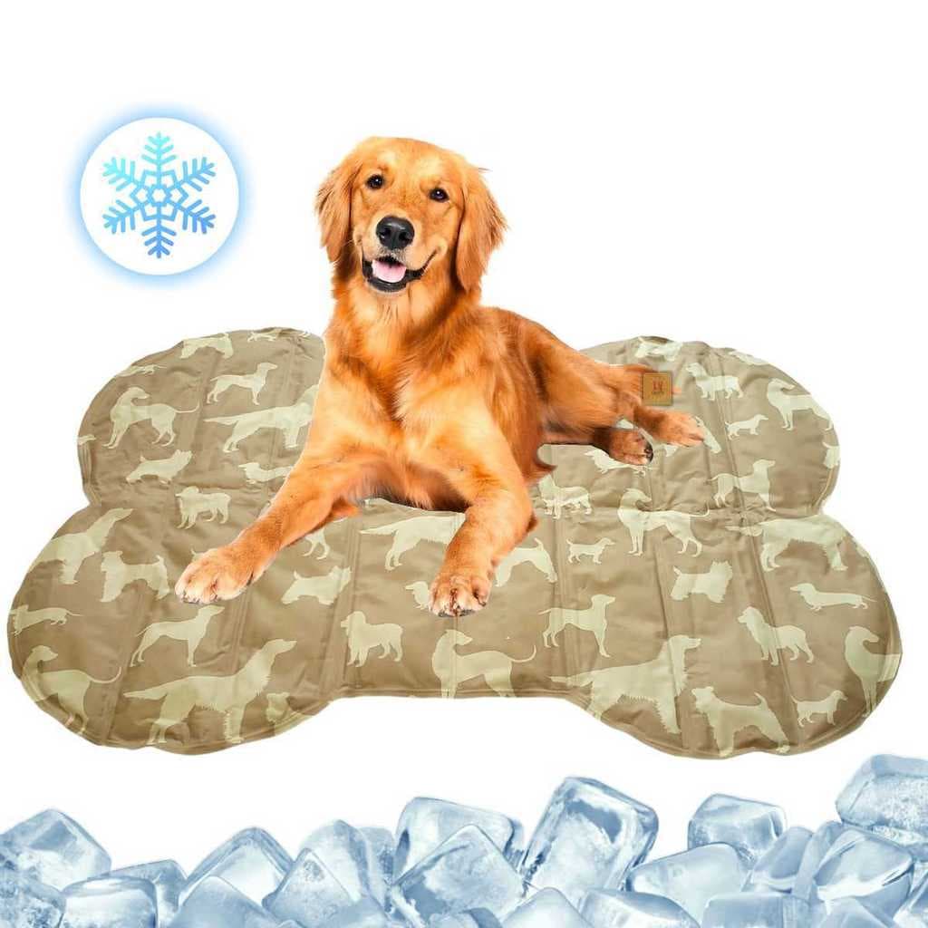 Tapete Gelado Refrescante Gel Premium Pet Osso Tamanho Variados Porte Descrição