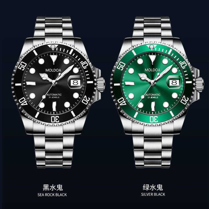 relogio masculino Relógio masculino totalmente automático oco mecânico calendário relógio de pulso luminoso masc