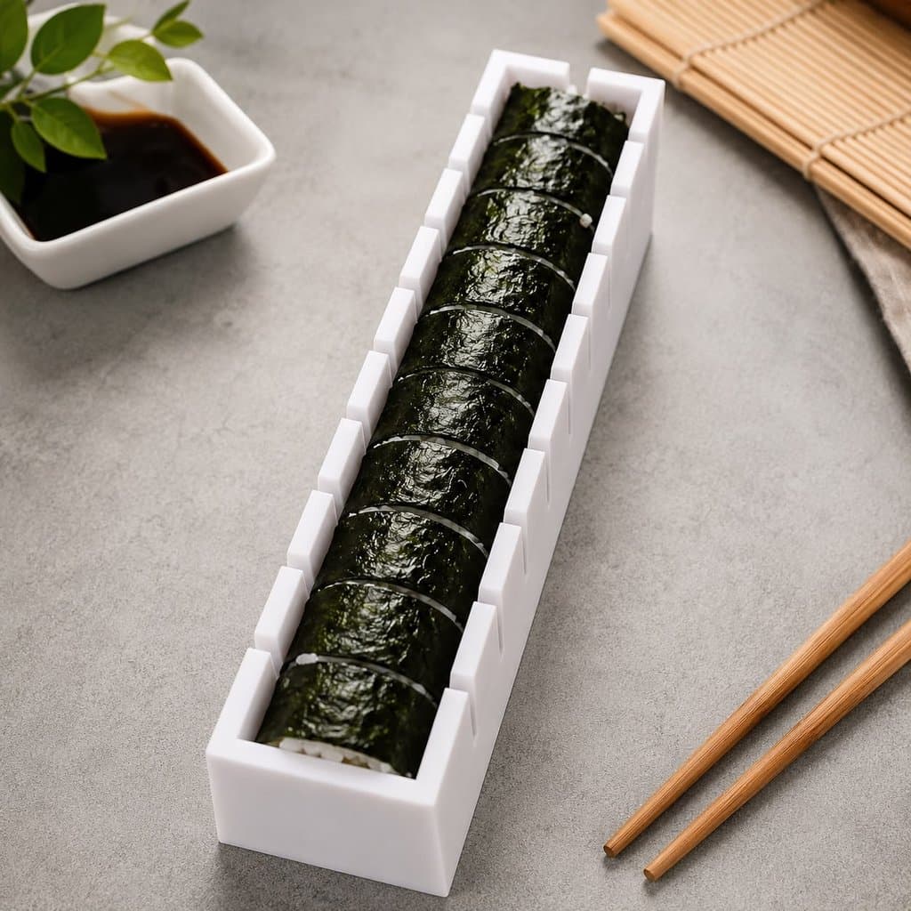 Molde Forma Para Cortar Sushi Profissional Uniforme Rápido E Prático Forma