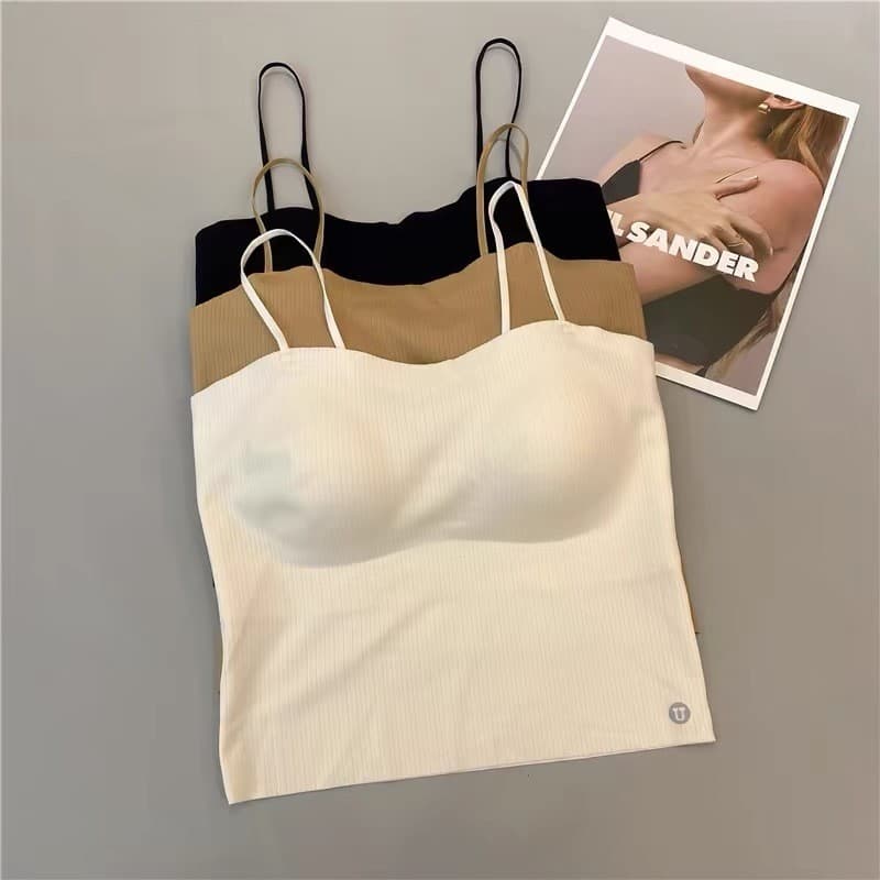 Fengzhixin 866 camisola Anti-reflexo e sem marcação, roupa externa com almofada no peito, Base interna, lindo envoltório
