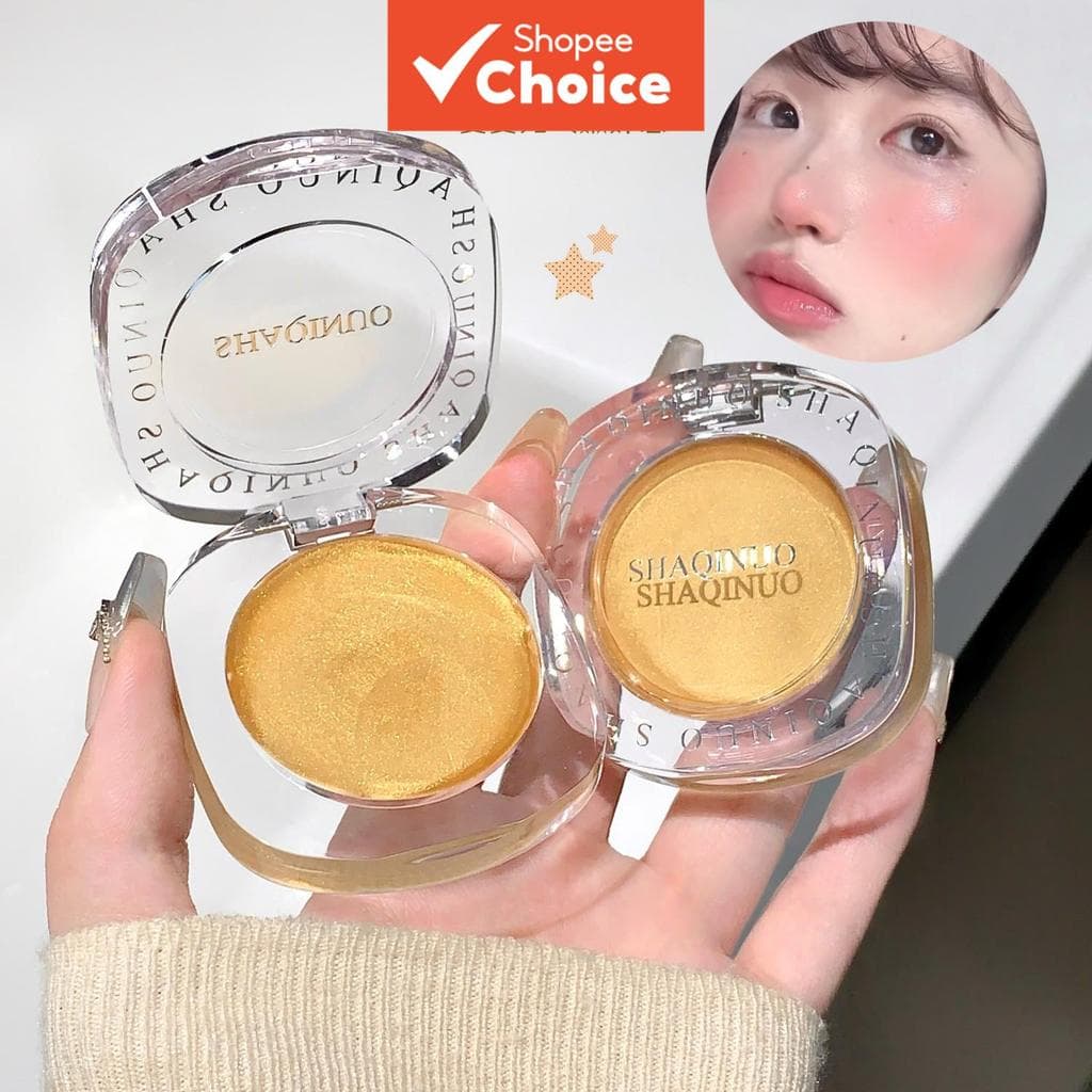 SHAQINUO Gel Blush Que Muda De Cor – Cintilante , Natural E Iluminador Maquiagem Limpa