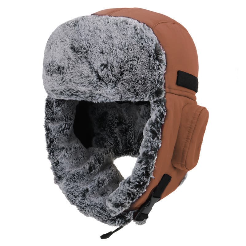 Novo Robusto Quente Trapper Chapéu Para Homens Mulheres Inverno Chapéus Russos Grosso Pelúcia Forrado À Prova Dwaterproo