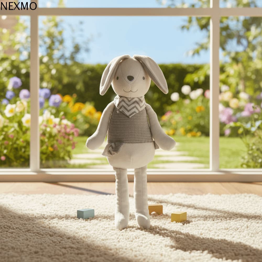 Brinquedo De Pelúcia NEXMO , Boneca De Coelho Com Design Calmante Macio Para Bebê , Estilo Fofo Apaziguar Fofa Macia Dor