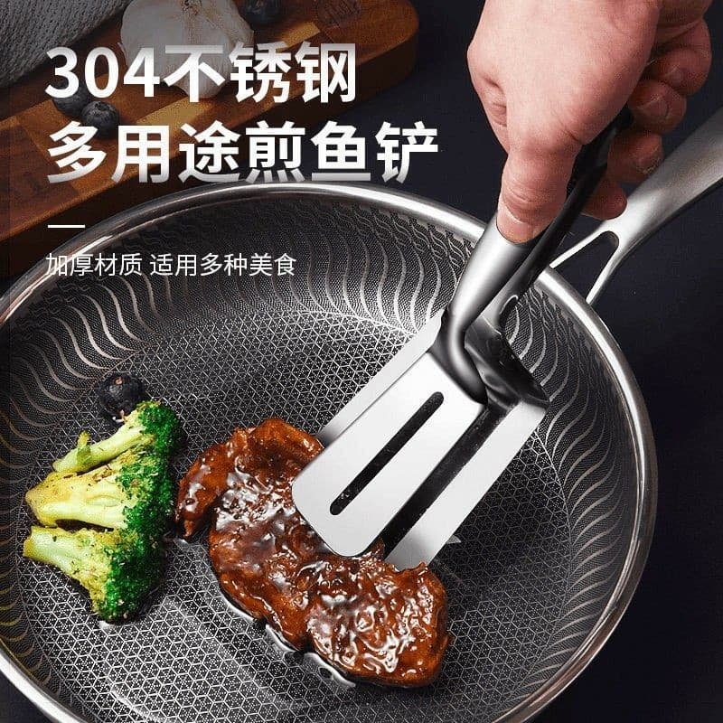 304 aço inoxidável fritar peixe clipe criativo utensílios de cozinha bife clipe multifuncional churrasco comida clipe gr