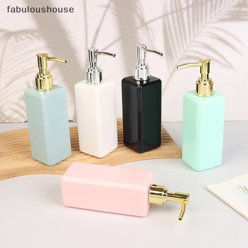 250ml Dispensador De Sabão Líquido Recarregável Bomba Garrafa Quadrado Acessório Do Banheiro Shampoo Condicionador Recip